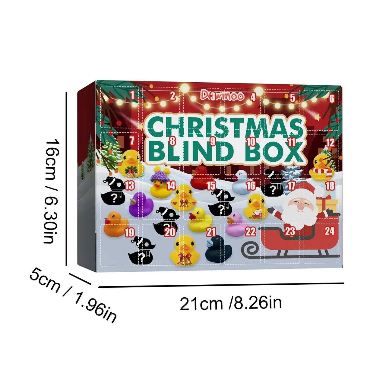 Toystar DuckieDelight Advent Calendar | Magical Surprises - Rubber Ducks for Every Day - Magische Verrassingen - Badeendje...