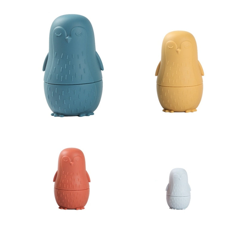 Toystar NestiePlay | Learning through play - Silicone stackable matryoshka dolls - Spelenderwijs leren - Silicone stapelba...