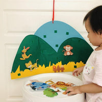 Thumbnail for Toystar FeltFun | Educational fun - Montessori Animals Felt Game Board for Toddlers - Leerzaam plezier - Montessori Dieren...