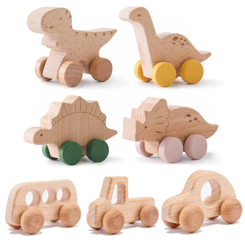 Toystar DinoReflect | Discover through play - Wooden mirror and puzzle busy board - Spelenderwijs ontdekken - Houten spieg...