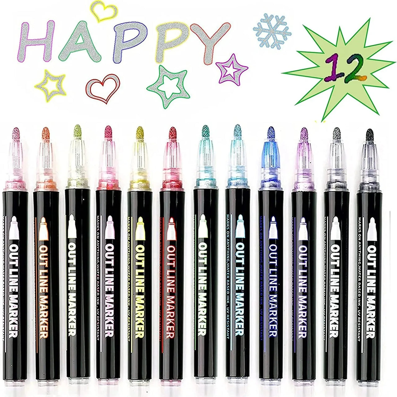 GlimmerInk | Create Magical Works of Art - Double Metal Marker