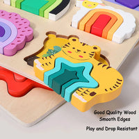 Thumbnail for Toystar GeoZoo | Animal Puzzle Fun - Montessori Geometric Puzzle for Kids - Dierlijk puzzelplezier - Montessori geometrisc...