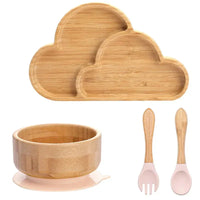Thumbnail for Toystar BambooGuard | Safe and Eco-Friendly Eating - Baby Dinnerware Set with Suction Cup - Bestseller - Veilig en Milieuv...