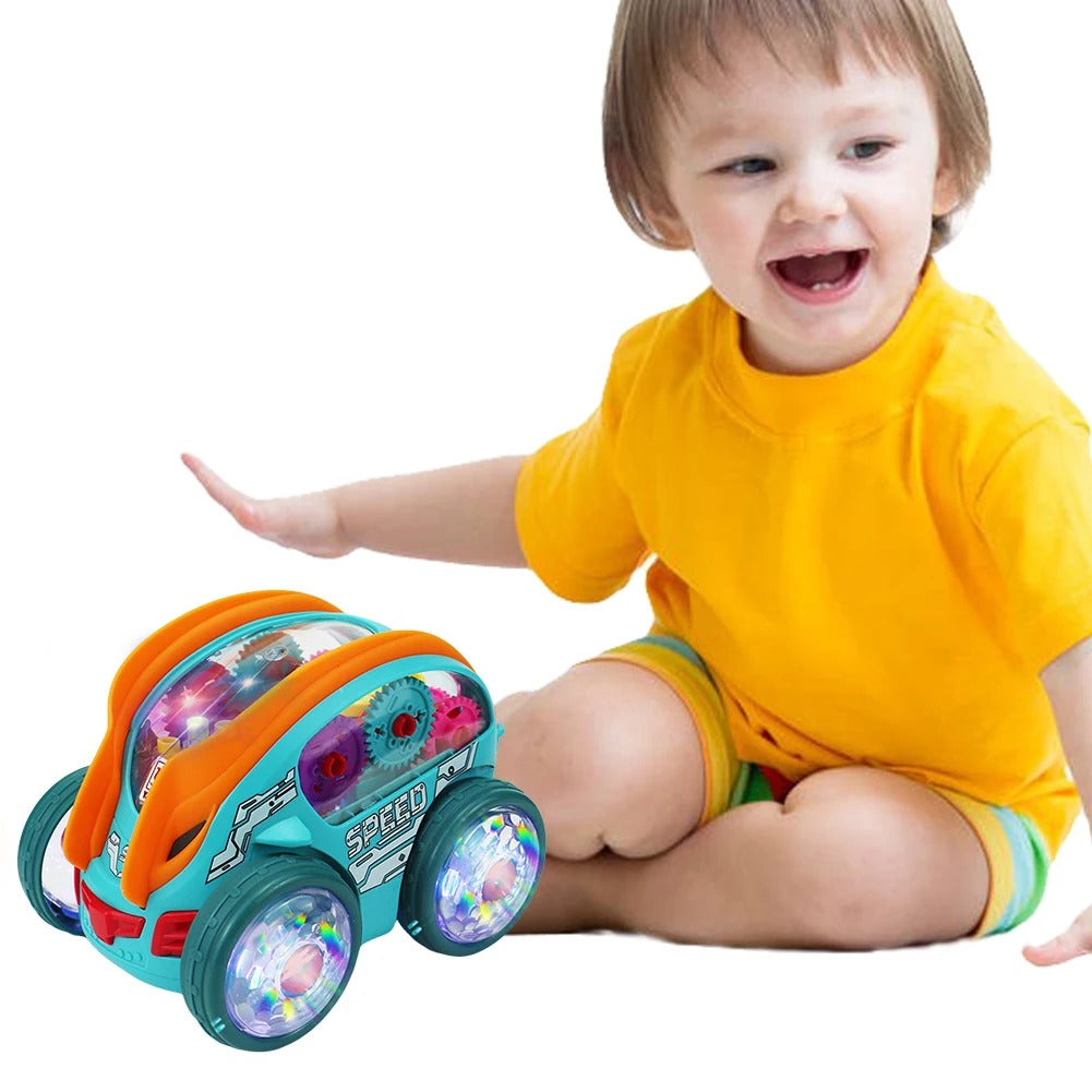 Toystar SpinRacer | Spectacular stunt fun - Electric stunt car with LED lights & music - Spectaculair stuntplezier - Elekt...
