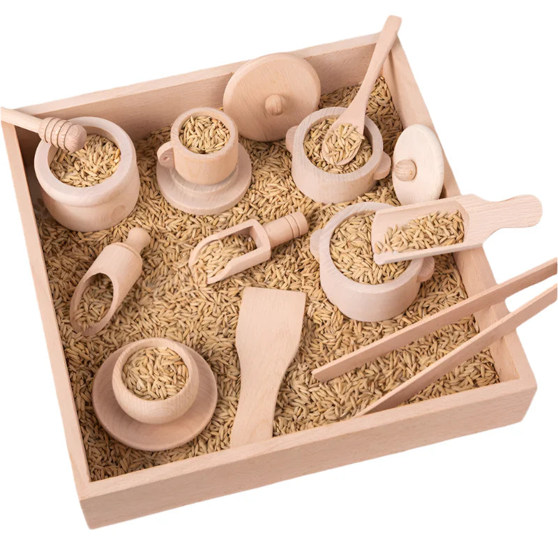 Toystar EcoToys KookBuddy Wooden Kitchen Set | Let young chefs discover their talent - Educational and creative fun - Laat...