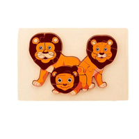 Thumbnail for Toystar WildPuzzle | Animal fun - Wooden Montessori puzzle with animals - Dierlijk speelplezier - Houten Montessori puzzel...