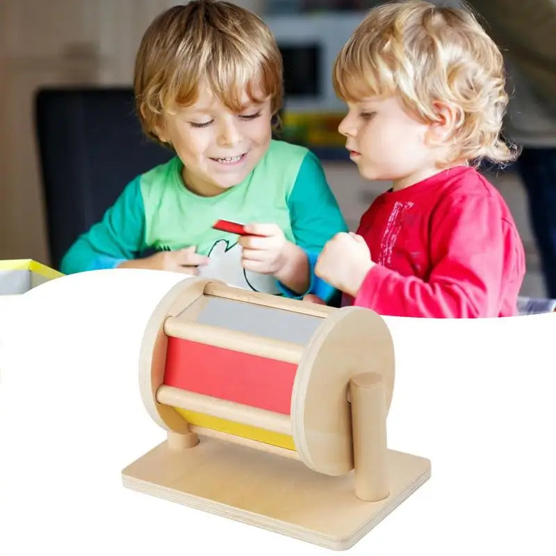 Toystar RollPlay | Discover and learn - Montessori wooden rattle and sorting game - Ontdek en leer - Montessori houten ram...