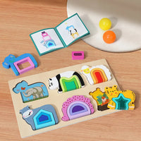 Thumbnail for Toystar GeoZoo | Animal Puzzle Fun - Montessori Geometric Puzzle for Kids - Dierlijk puzzelplezier - Montessori geometrisc...