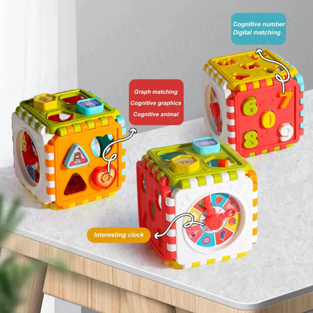 Toystar SmartCube | Playful learning - Montessori activity cube with shapes, colors and clock - Speels leren - Montessori ...