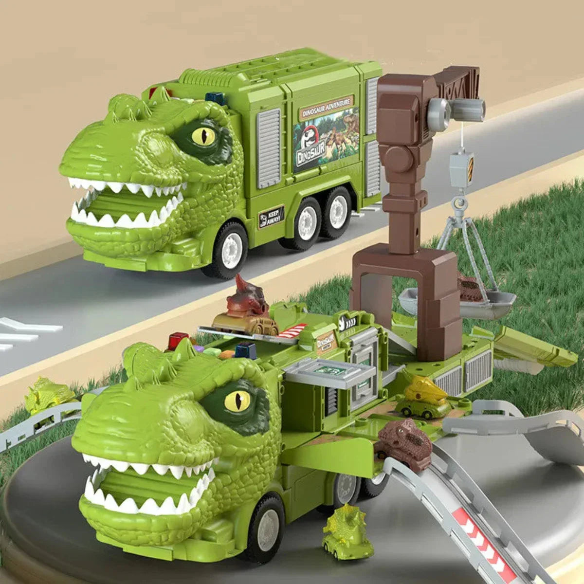 Toystar DinoRacer | Experience prehistoric adventure - 2-in-1 dinosaur truck toy - Beleef prehistorisch avontuur - 2-in-1 ...