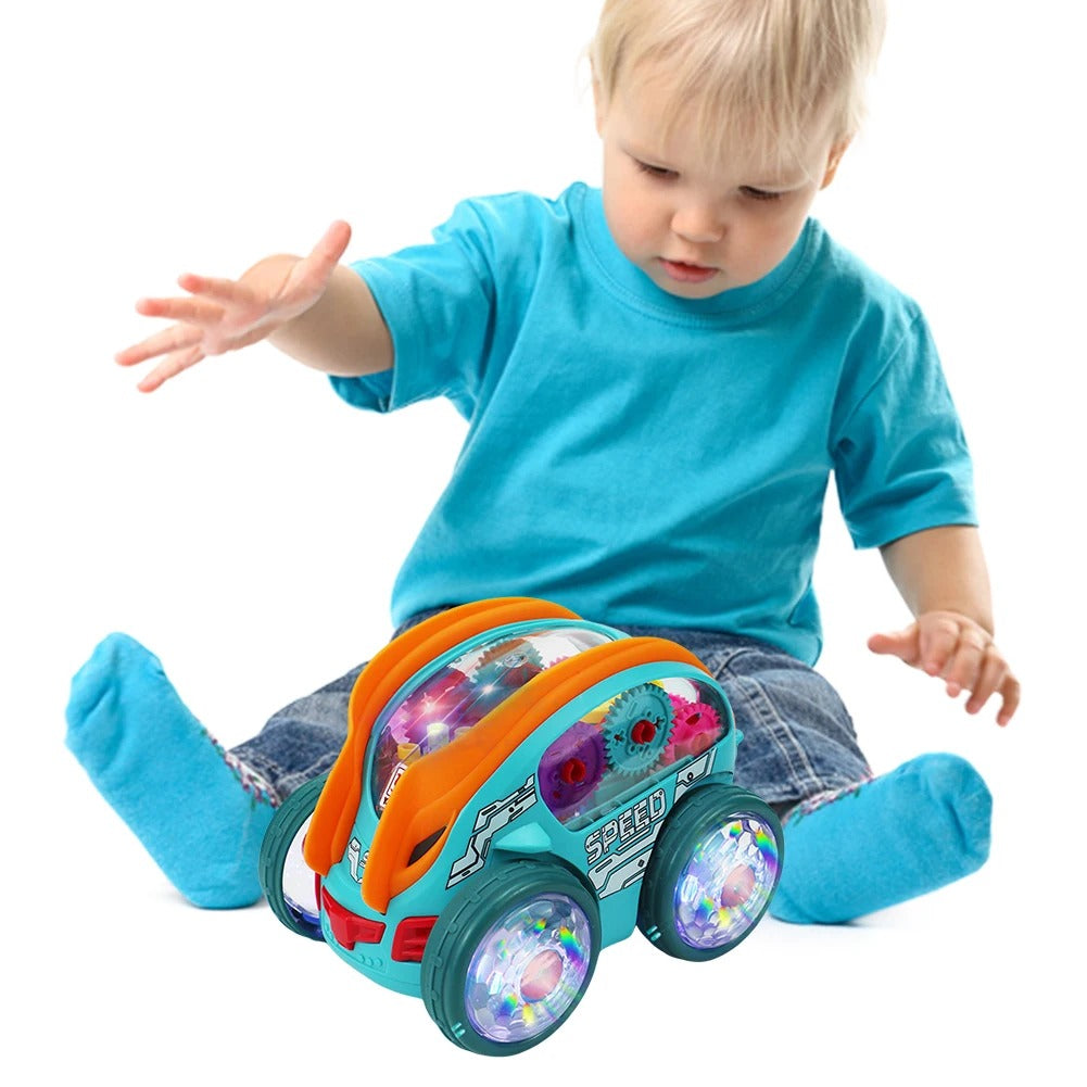 Toystar SpinRacer | Spectacular stunt fun - Electric stunt car with LED lights & music - Spectaculair stuntplezier - Elekt...
