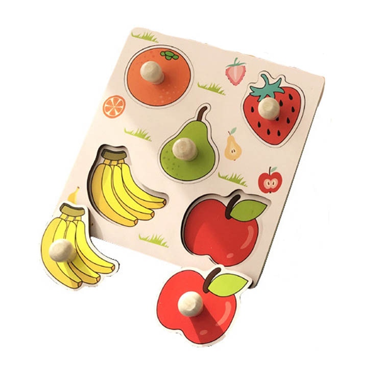 Toystar Ecotoys PuzzlePals | Learning through play - Wooden 3D Montessori puzzle - Spelenderwijs leren - Houten 3D Montess...