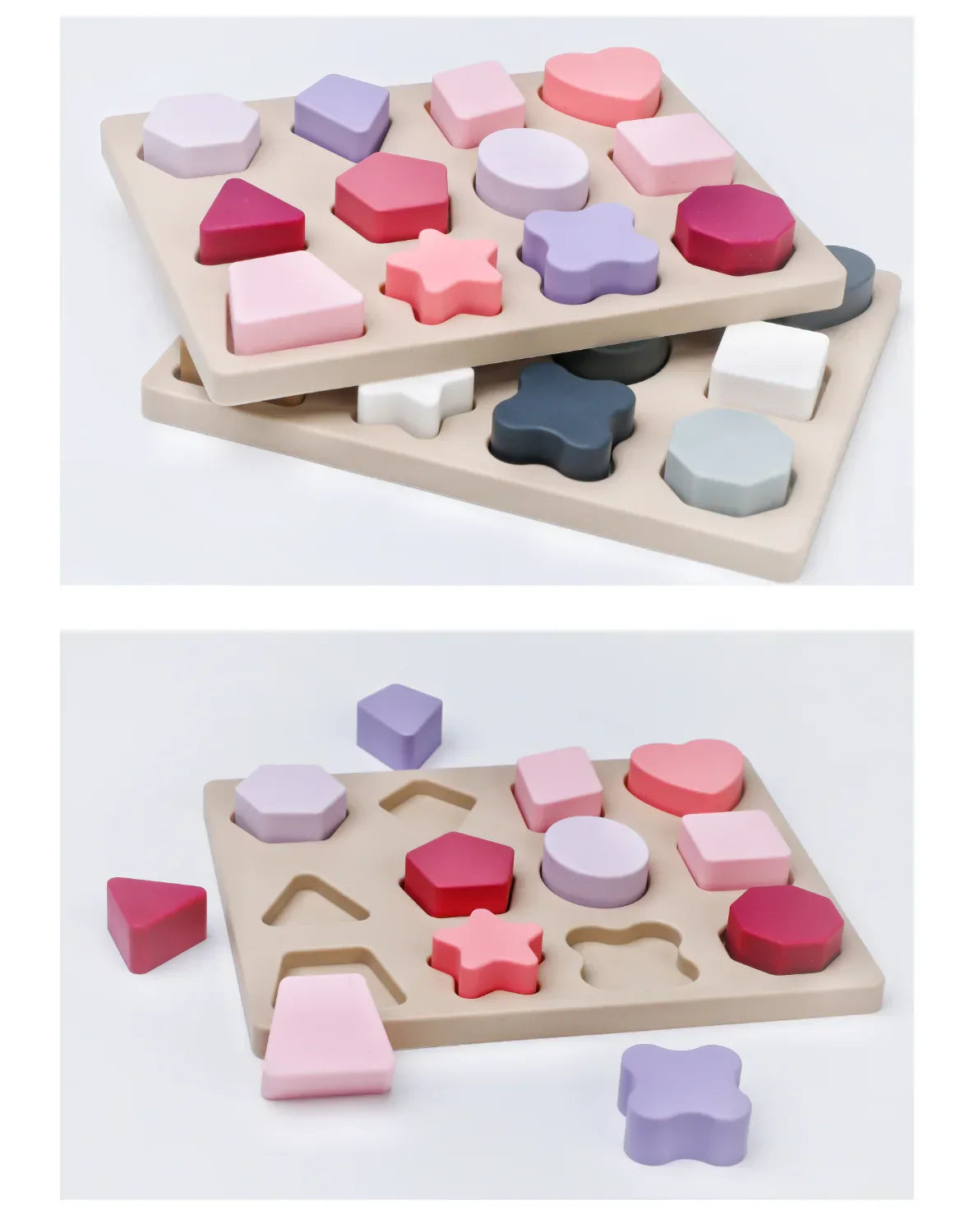 Toystar FlexiForm | Soft and educational - Silicone Montessori puzzle for shapes and colors - Zacht en leerzaam - Silicone...