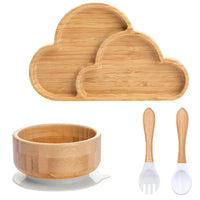 Thumbnail for Toystar BambooGuard | Safe and Eco-Friendly Eating - Baby Dinnerware Set with Suction Cup - Bestseller - Veilig en Milieuv...