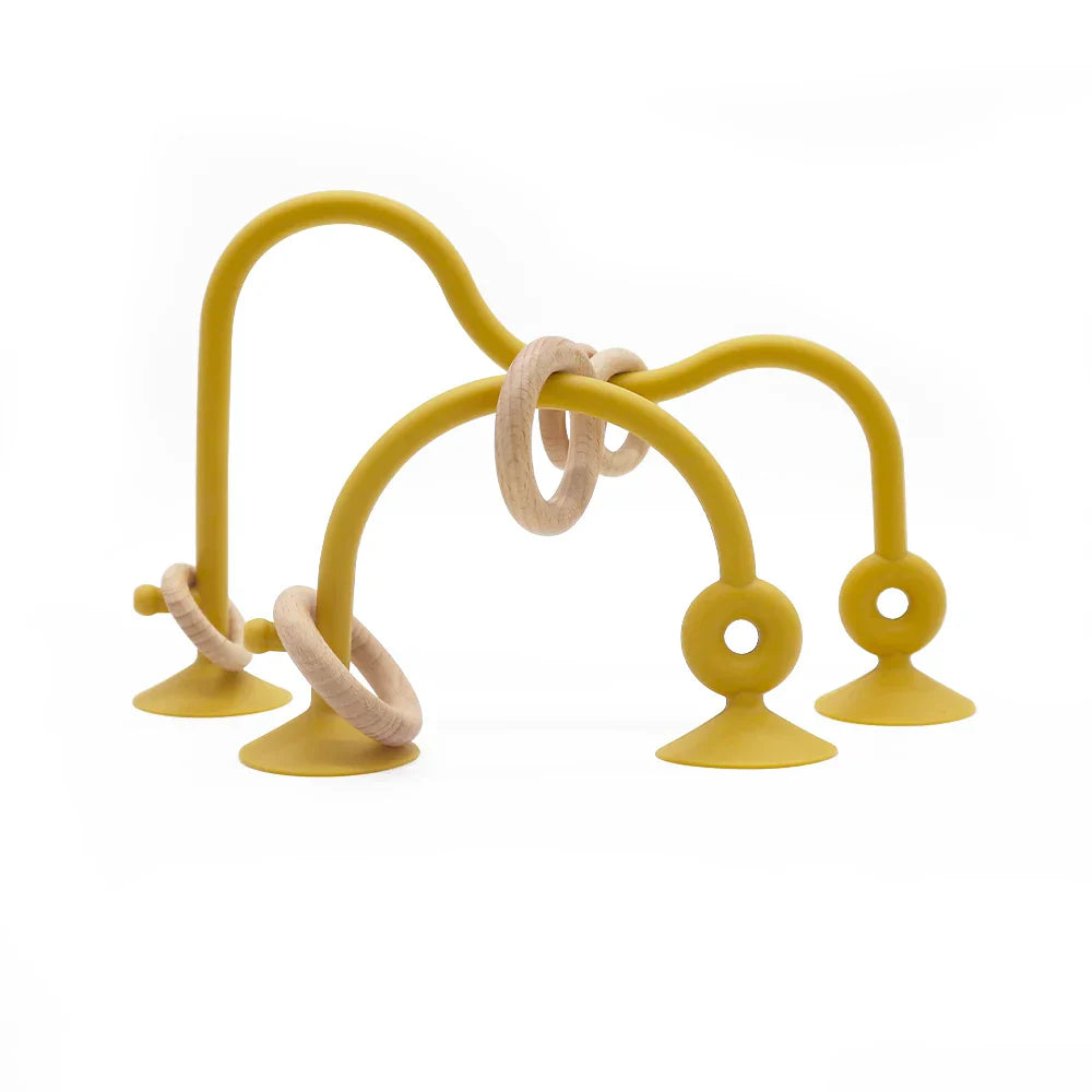 Toystar BabyBite™ | Soothe teething pain - Wooden and silicone teething toy - Verzacht het tandjesleed - Houten en silicon...