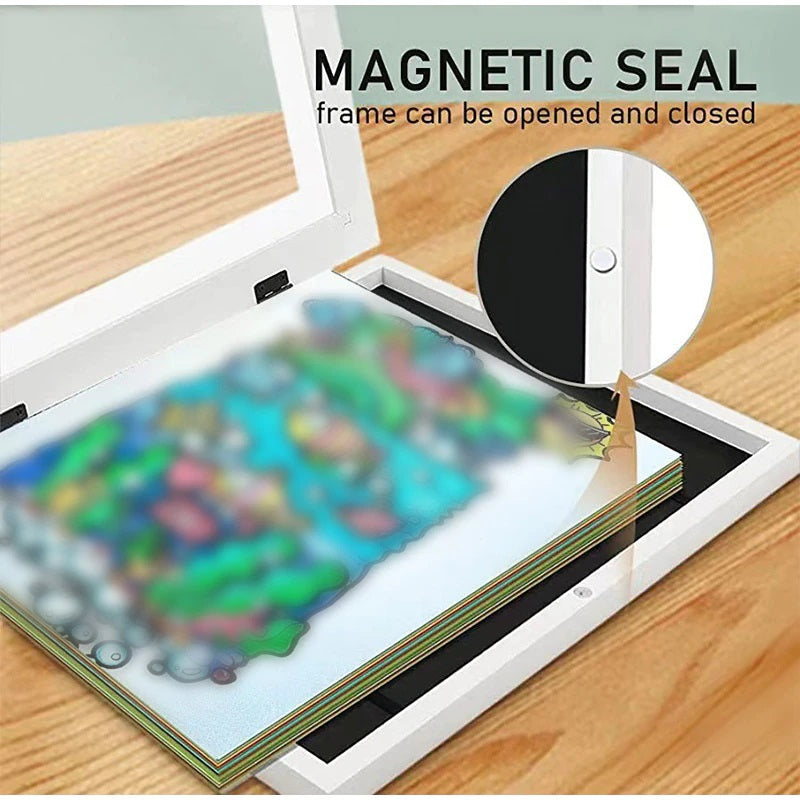 Toystar Magnetix Children's Art Frames | Ideal for Little Ones - A4 Storage for Posters and Paintings - Ideaal voor Kleint...