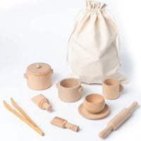 Thumbnail for Toystar EcoToys KookBuddy Wooden Kitchen Set | Let young chefs discover their talent - Educational and creative fun - Laat...
