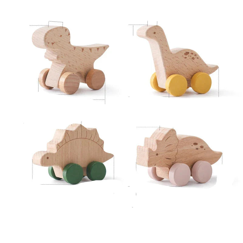 Toystar DinoReflect | Discover through play - Wooden mirror and puzzle busy board - Spelenderwijs ontdekken - Houten spieg...