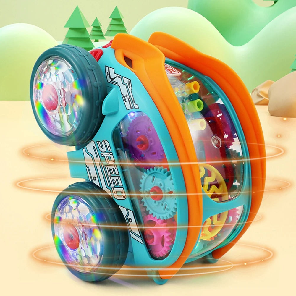 Toystar SpinRacer | Spectacular stunt fun - Electric stunt car with LED lights & music - Spectaculair stuntplezier - Elekt...