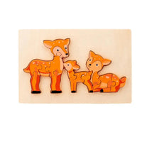 Thumbnail for Toystar WildPuzzle | Animal fun - Wooden Montessori puzzle with animals - Dierlijk speelplezier - Houten Montessori puzzel...