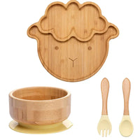 Thumbnail for Toystar BambooGuard | Safe and Eco-Friendly Eating - Baby Dinnerware Set with Suction Cup - Bestseller - Veilig en Milieuv...