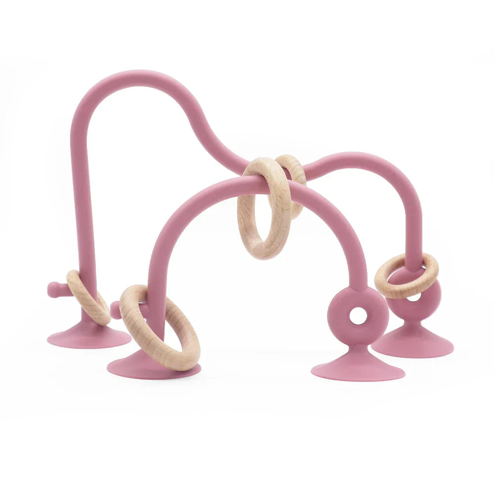 Toystar BabyBite™ | Soothe teething pain - Wooden and silicone teething toy - Verzacht het tandjesleed - Houten en silicon...