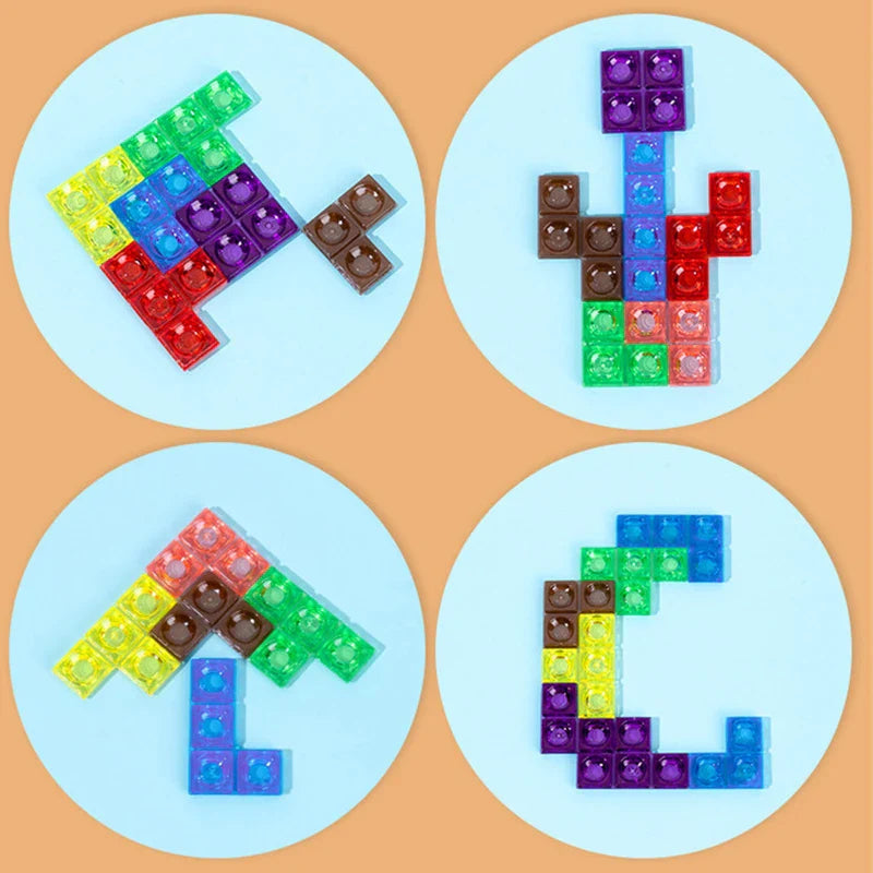 Toystar TetraBlocks | Creative Puzzle Fun - Wooden 3D Tetris - Creatief Puzzelplezier - Houten 3D Tetris (5)