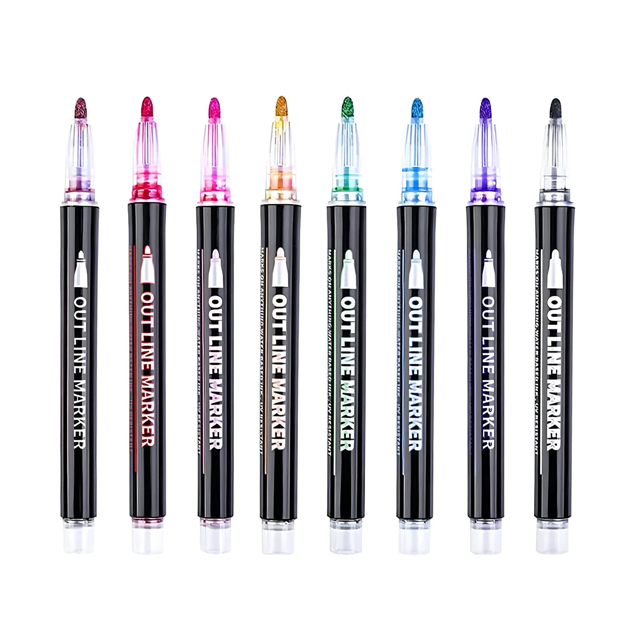 Toystar GlimmerInk | Create Magical Works of Art - Double Metal Marker - Creëer Magische Kunstwerken - Dubbele Metaalmarke...