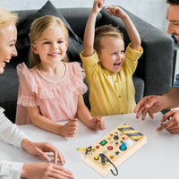 Thumbnail for Toystar Montessori Busy Board | Educational - Toys with LED - *Educatief - Speelgoed met LED (2)