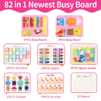 Thumbnail for Toystar BusyBuddy | Discover and learn - Montessori activity board for toddlers - Ontdek en leer - Montessori activiteiten...