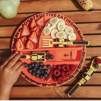 Thumbnail for Toystar Build & Bite | Eating fun for little builders - Playful children's cutlery set - Bestseller - Eetplezier voor klei...