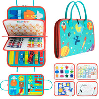 Thumbnail for Toystar Montessori Travel Board | Develop Basic Skills - Educational Toys for Children - Ontwikkel Basisvaardigheden - Edu...