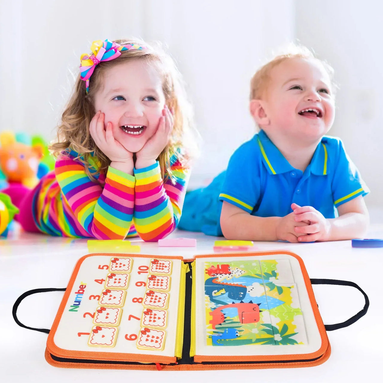 Toystar BusyBuddy | Discover and learn - Montessori activity board for toddlers - Ontdek en leer - Montessori activiteiten...