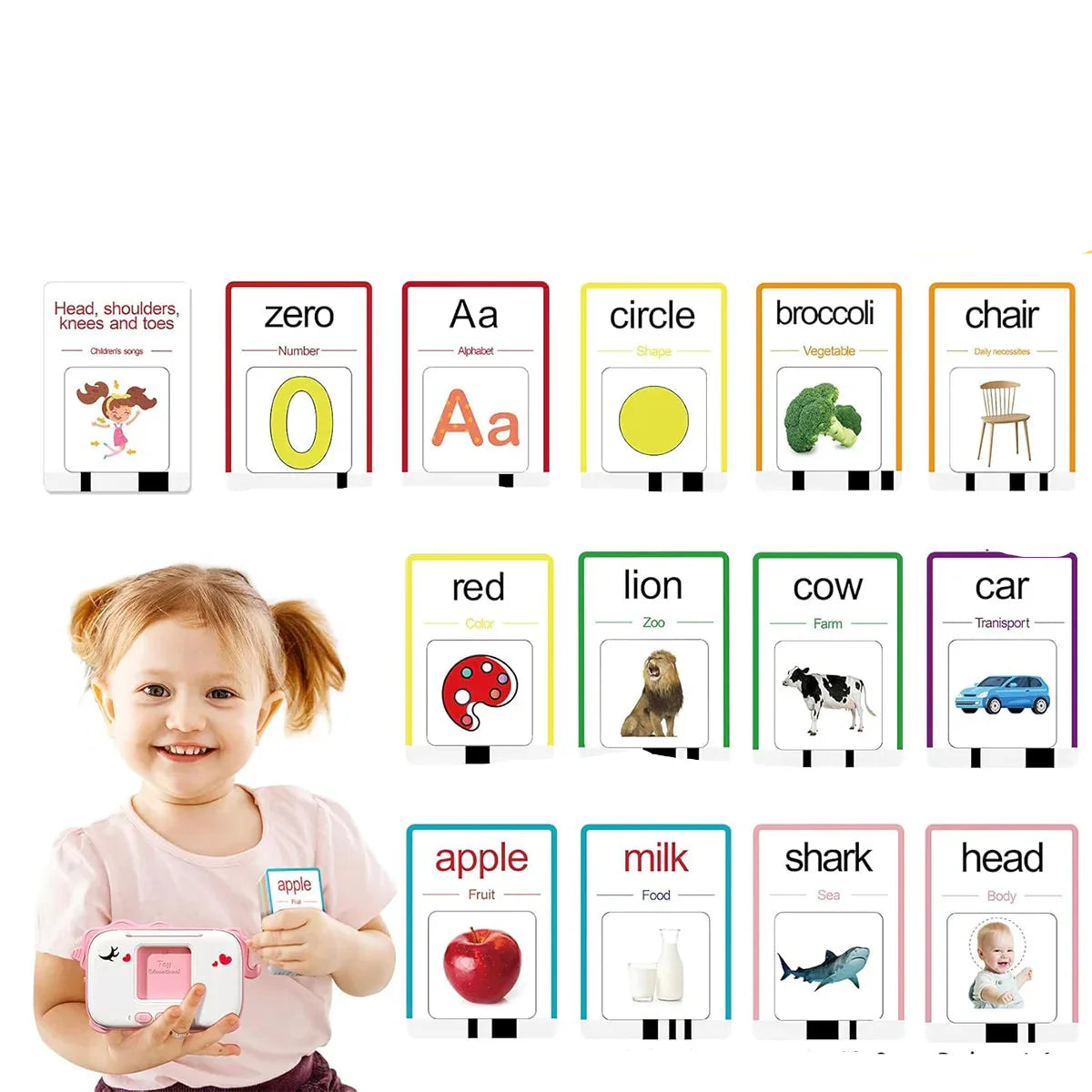 Toystar Speaking Cards | Educational Fun - Interactive Flashcards for Toddlers - Leerzaam plezier - Interactieve Flashcard...
