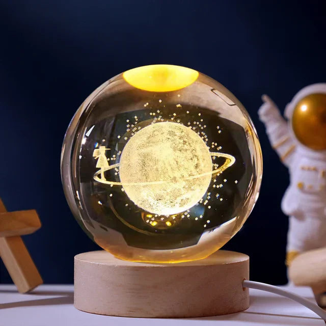 Toystar StarSphere | Bring the universe to your room - 3D engraved crystal night lamp - Breng het universum naar je kamer ...