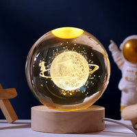 Thumbnail for Toystar StarSphere | Bring the universe to your room - 3D engraved crystal night lamp - Breng het universum naar je kamer ...