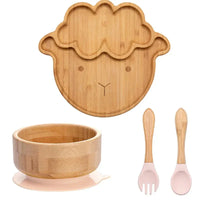 Thumbnail for Toystar BambooGuard | Safe and Eco-Friendly Eating - Baby Dinnerware Set with Suction Cup - Bestseller - Veilig en Milieuv...