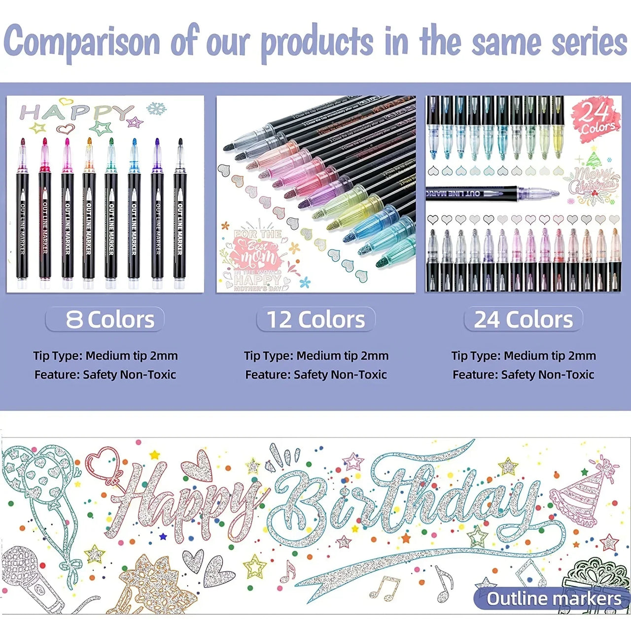 GlimmerInk | Create Magical Works of Art - Double Metal Marker