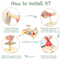 Thumbnail for Toystar MelodyMix | Discover rhythm and sound - Wooden musical instrument set for children - Ontdek ritme en geluid - Hout...