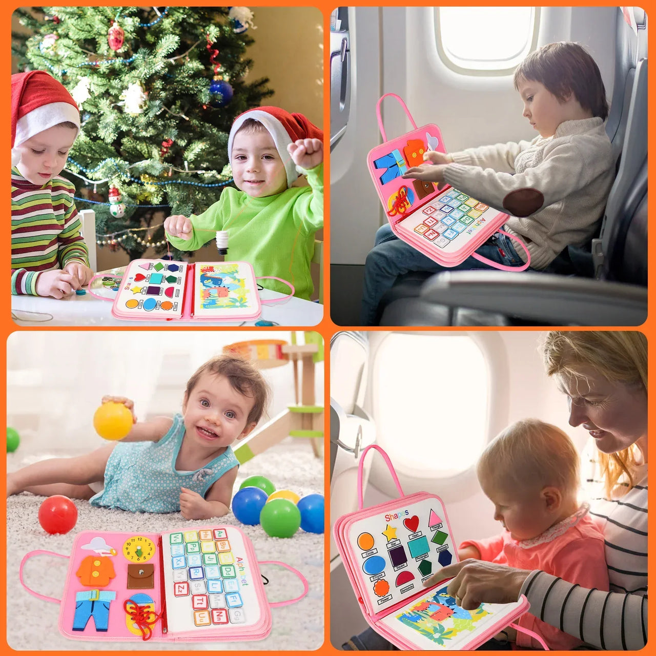 Toystar BusyBuddy | Discover and learn - Montessori activity board for toddlers - Ontdek en leer - Montessori activiteiten...