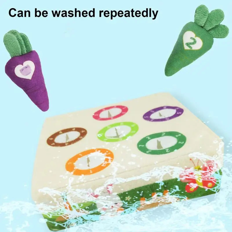 Toystar CarrotHunt | Playful sniffing fun - Interactive plush carrot play mat for small animals - Speels snuffelplezier - ...