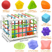 Thumbnail for Toystar ShapeQuest | Feel and discover - Sensory shape puzzle with soft textured balls - Voel en ontdek - Zintuiglijke vor...