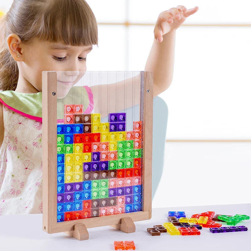 Toystar TetraBlocks | Creative Puzzle Fun - Wooden 3D Tetris - Creatief Puzzelplezier - Houten 3D Tetris (6)