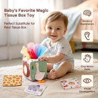Thumbnail for SnuzzieBox | Zintuiglijk Spelen – Montessori Tissuedoos Speelgoed voor Baby’s