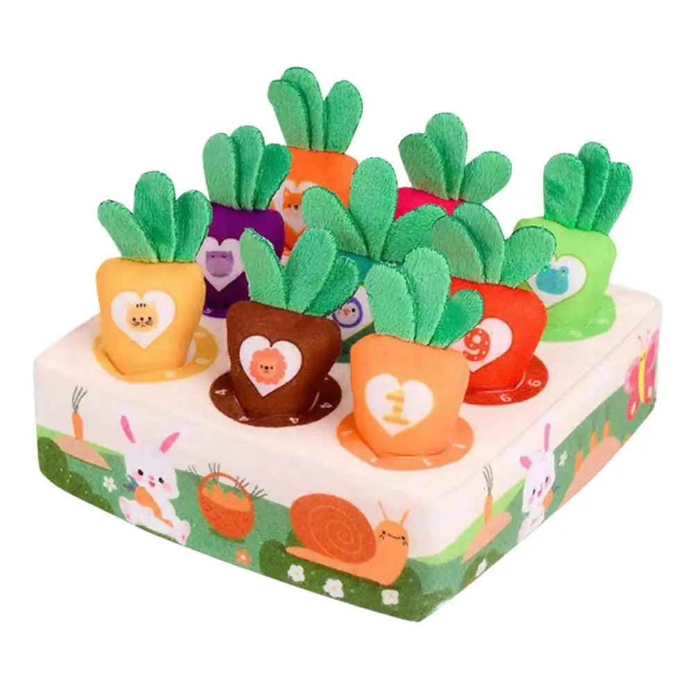 Toystar CarrotHunt | Playful sniffing fun - Interactive plush carrot play mat for small animals - Speels snuffelplezier - ...