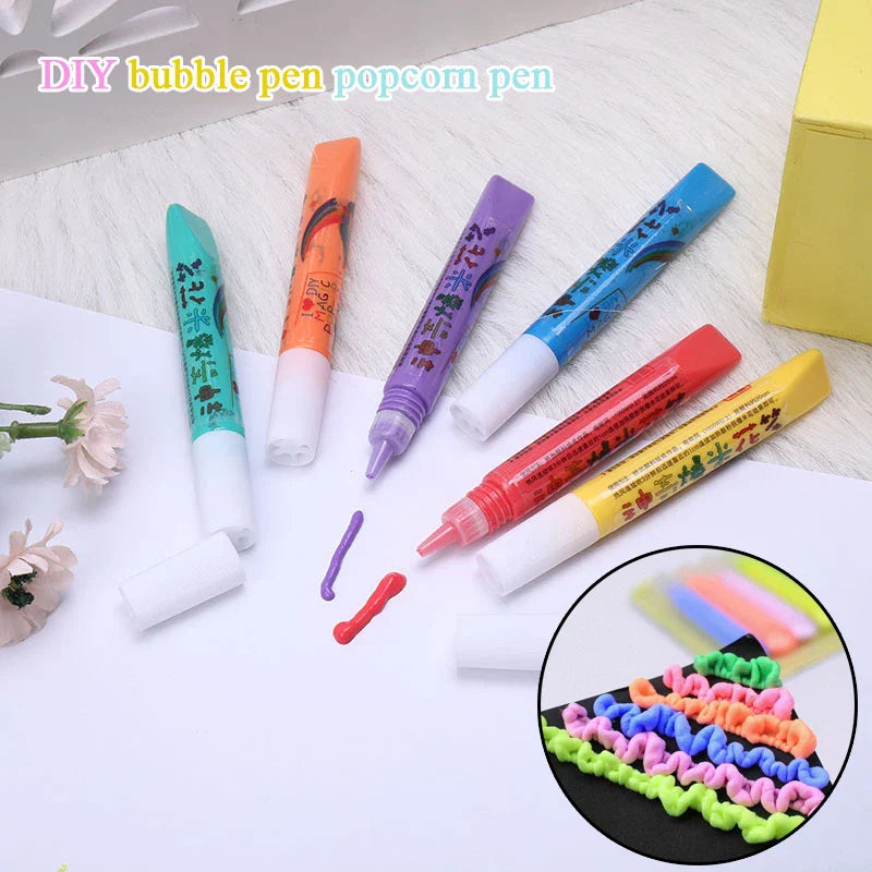 Toystar BubbleMagic | Creative Crafts with Color - 3D Puffy Pens (2 sets) - Creatief Knutselen met Kleur - 3D Puffy Pennen...