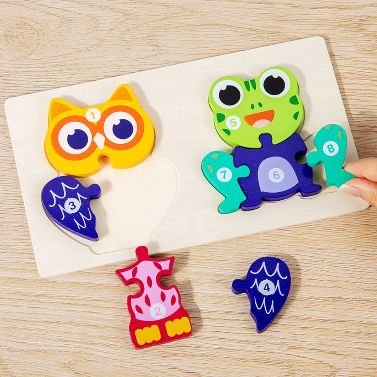 Toystar LifeCycle Puzzle | Learn and discover - Wooden animal life cycle puzzle - Leer en ontdek - Houten dieren levenscyc...