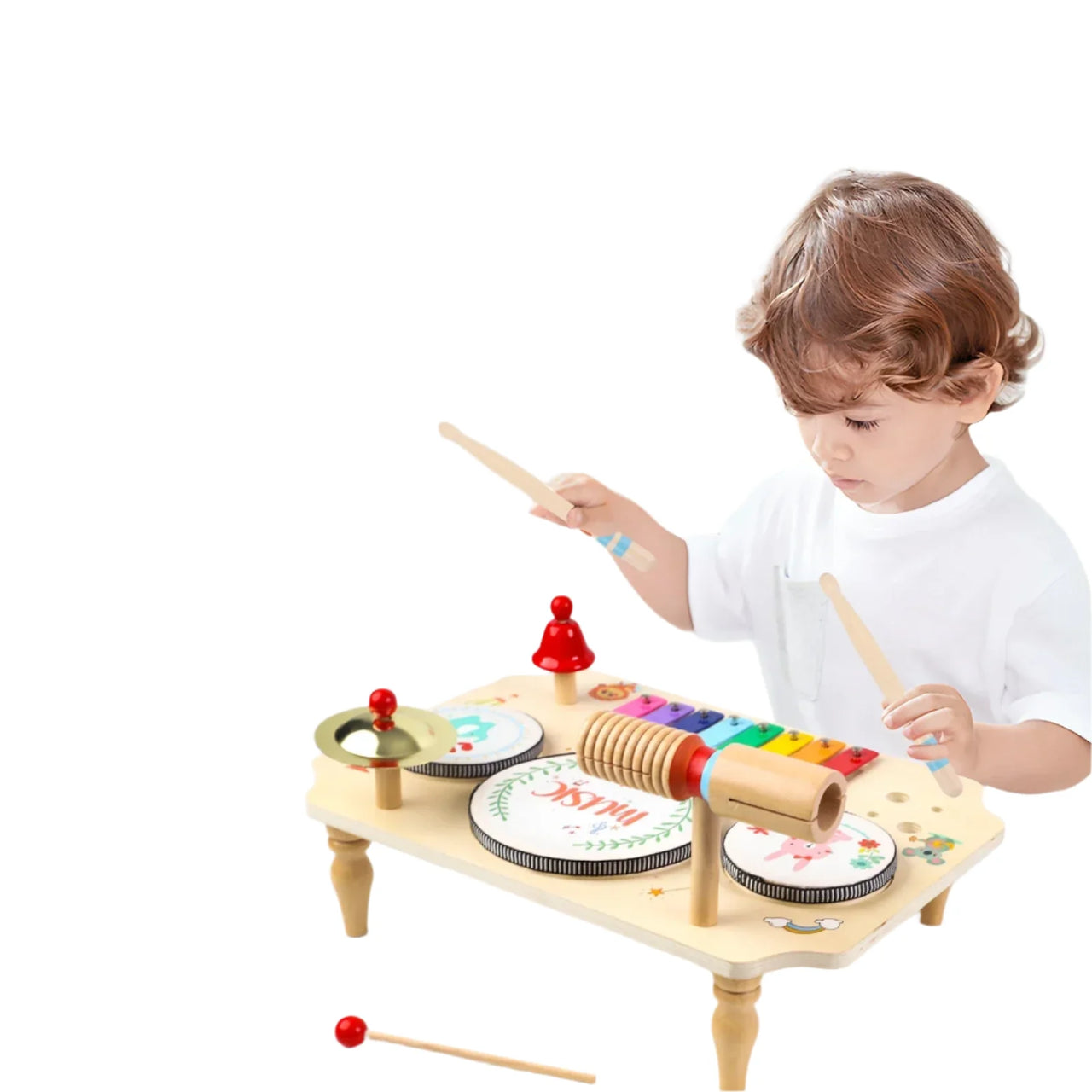 Toystar MelodyMix | Discover rhythm and sound - Wooden musical instrument set for children - Ontdek ritme en geluid - Hout...