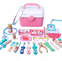 Thumbnail for Toystar DocHouse | Creative fun - Wooden Doctor's Set for Children with Dental and Medical Toy Accessories - Creatief plez...