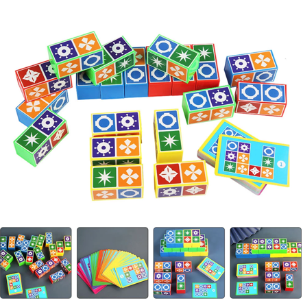 Toystar Cube Puzzle Game | Learning to match shapes with magic cubes - Block game - Vormen leren matchen met magische kubu...